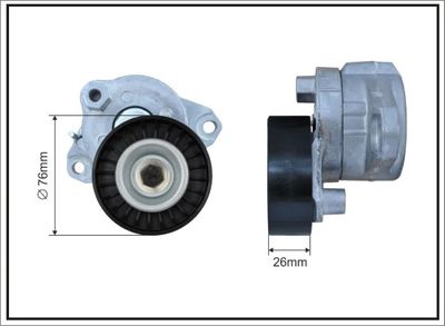 Tensioner Lever, V-ribbed belt CAFFARO 110200SP