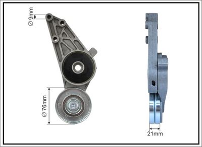 Tensioner Lever, V-ribbed belt CAFFARO 117000SP