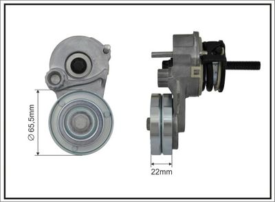 Tensioner Lever, V-ribbed belt CAFFARO 130400SP