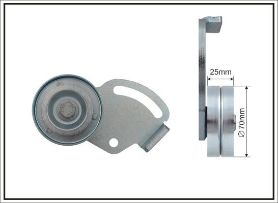 CAFFARO 132-00 Belt Tensioner, V-ribbed belt