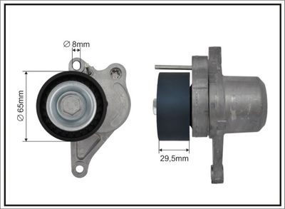 Tensioner Lever, V-ribbed belt CAFFARO 132399SP