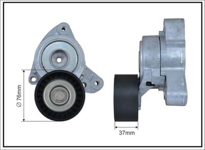 Tensioner Lever, V-ribbed belt CAFFARO 141499SP