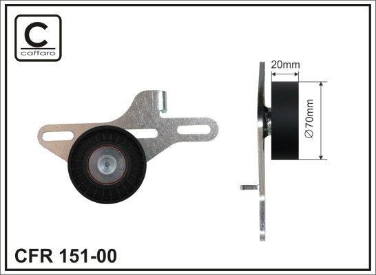 CAFFARO 151-00 Belt Tensioner, V-ribbed belt