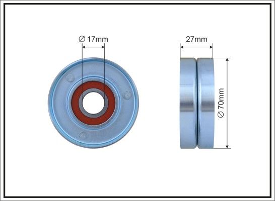 CAFFARO 377-00 Tensioner Pulley, V-ribbed belt