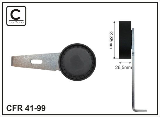 CAFFARO 41-99 Belt Tensioner, V-ribbed belt