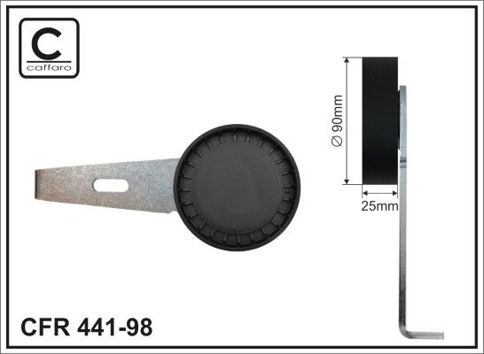 CAFFARO 441-98 Belt Tensioner, V-ribbed belt