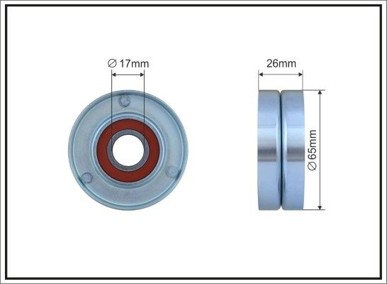 CAFFARO 473-00 Tensioner Pulley, V-ribbed belt