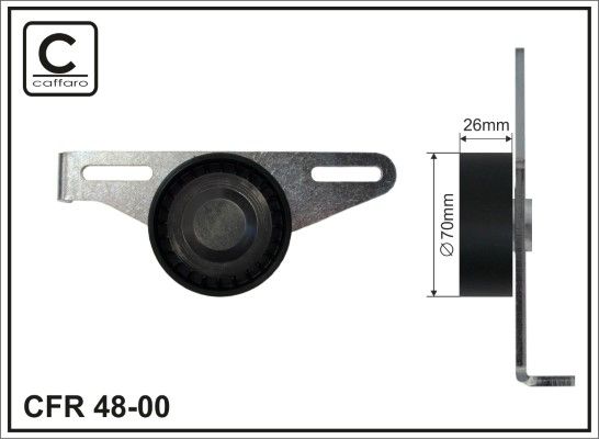 CAFFARO 48-00 Belt Tensioner, V-ribbed belt