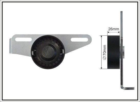 CAFFARO 500059 SC Belt Tensioner, V-ribbed belt