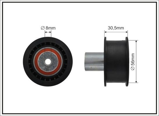 CAFFARO 500086 Deflection Pulley/Guide Pulley, timing belt