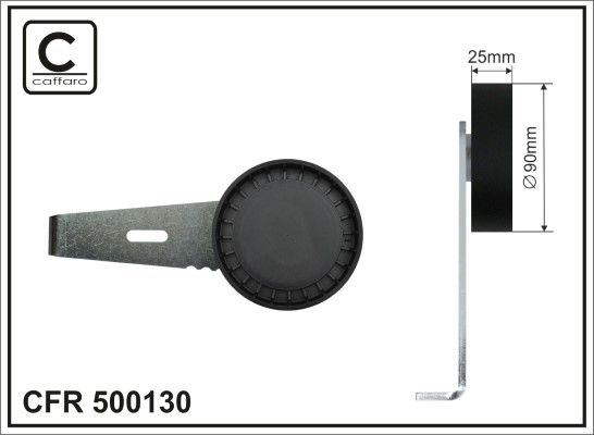 CAFFARO 500130 Belt Tensioner, V-ribbed belt