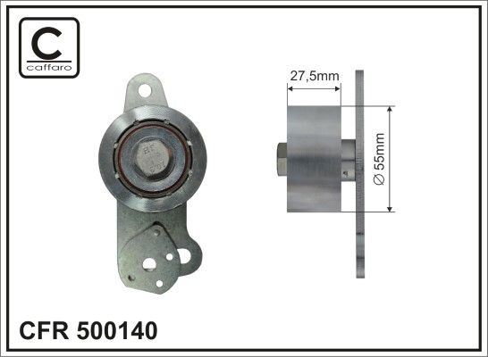 CAFFARO 500140 Tensioner, timing belt