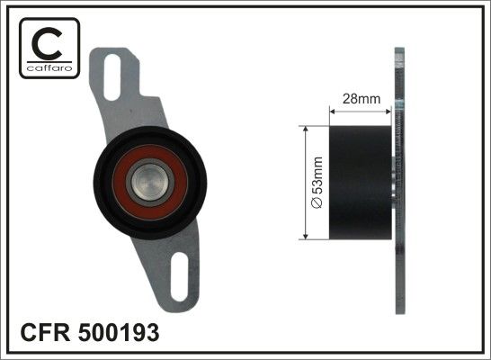 CAFFARO 500193 Tensioner, timing belt