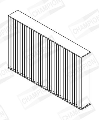 Filter, cabin air CHAMPION CCF0140C