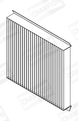 Filter, cabin air CHAMPION CCF0354C