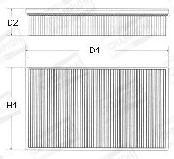 Air Filter CHAMPION U560/606