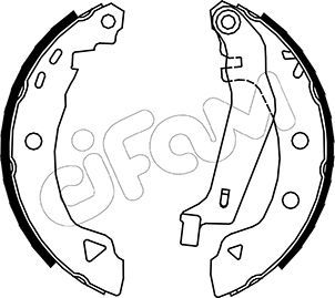 Brake Shoe Set CIFAM 153-002Y