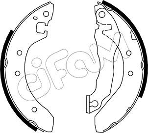 CIFAM 153-005 Brake Shoe Set