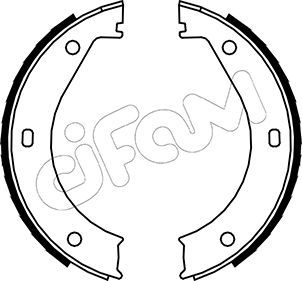 CIFAM 153-013 Brake Shoe Set, parking brake