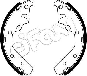 CIFAM 153-028 Brake Shoe Set
