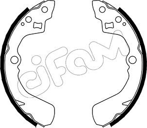 CIFAM 153-037 Brake Shoe Set