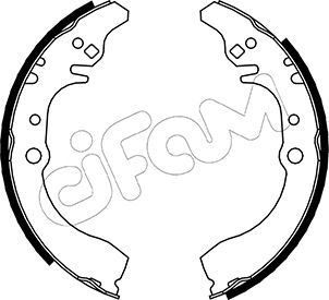 CIFAM 153-040 Brake Shoe Set