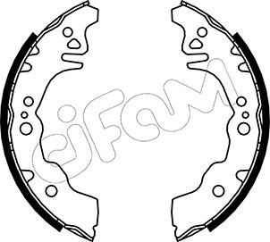 Brake Shoe Set CIFAM 153-043