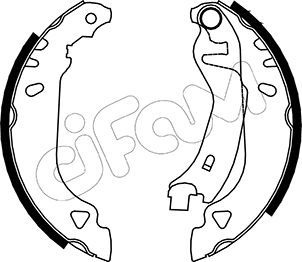 CIFAM 153-066 Brake Shoe Set