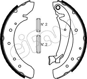 Brake Shoe Set CIFAM 153-073