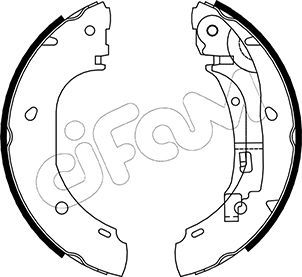 CIFAM 153-082 Brake Shoe Set
