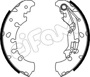 CIFAM 153-092 Brake Shoe Set