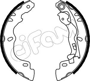 CIFAM 153-098 Brake Shoe Set