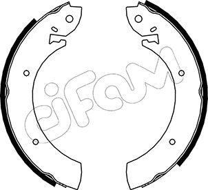 Brake Shoe Set CIFAM 153-100