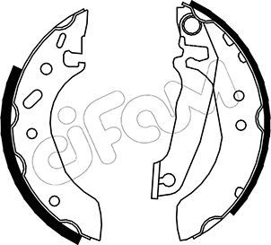 Brake Shoe Set CIFAM 153-119