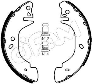 Brake Shoe Set CIFAM 153-122
