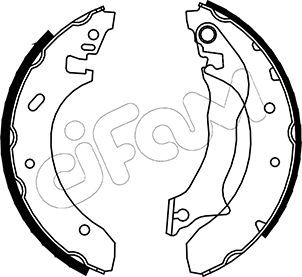 CIFAM 153-125 Brake Shoe Set