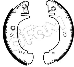 Brake Shoe Set CIFAM 153-127