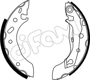 Brake Shoe Set CIFAM 153-128