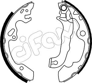 CIFAM 153-133 Brake Shoe Set