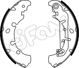 Brake Shoe Set CIFAM 153-136