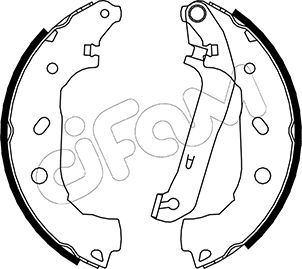 Brake Shoe Set CIFAM 153-138