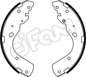 CIFAM 153-143 Brake Shoe Set