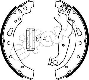 Brake Shoe Set CIFAM 153-148