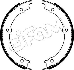 CIFAM 153-164 Brake Shoe Set, parking brake