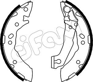 CIFAM 153-169 Brake Shoe Set