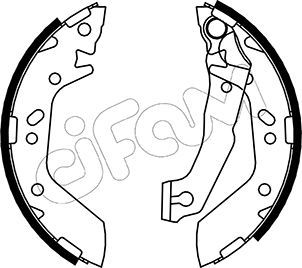 Brake Shoe Set CIFAM 153-170