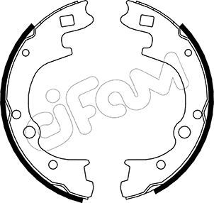 CIFAM 153-174 Brake Shoe Set