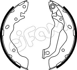 Brake Shoe Set CIFAM 153-176