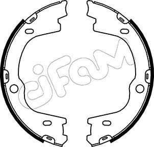 Brake Shoe Set, parking brake CIFAM 153-188