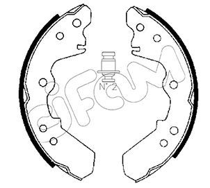 Brake Shoe Set CIFAM 153-191